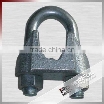 DIN741 Wire Rope Cable Steel Metal Clamp For Wire Rope And Ends