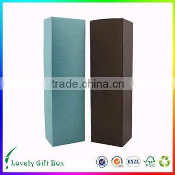 Wholesale rectangular Tube Wine Gift Box/classical wine box