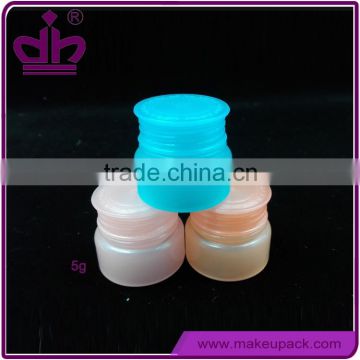 Promotional small jar cosmetic cream sample packaging