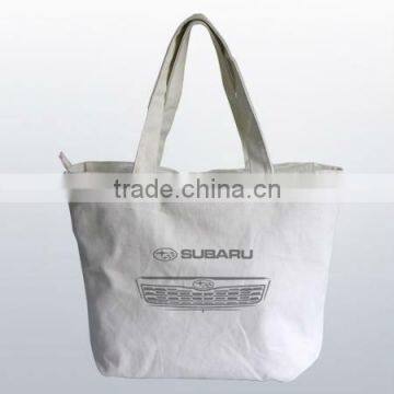 promotional white cavans bag