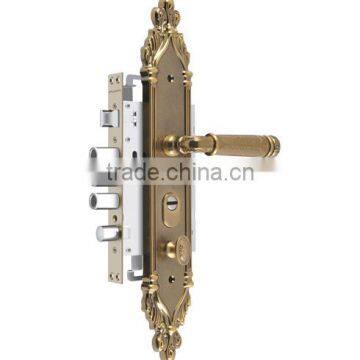 High quality antique brass plating door handle