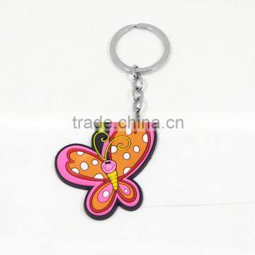 Yiwu Manre Best Selling Advertising Custom Pvc Keychain/ 2d Custom Keychain photo-3