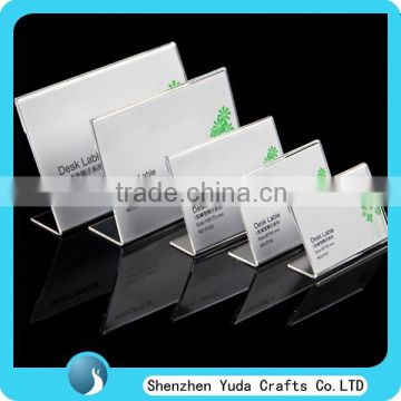 transparent plastic sign holder a3 a4 a5 a6 a7 paper insert desk label