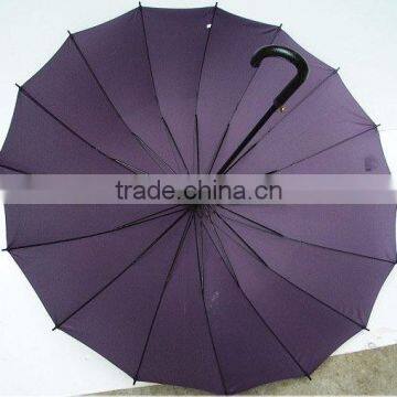 2016 16 Panels Auto Open Strong Wholesale Cheap Rain Umbrella,big Promotion Umbrella photo-2