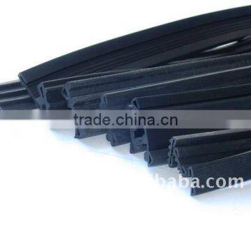 Out-side glass rubber strip profile (EPDM, NBR, CR, SILICONE, PVC, COMPOSITE)