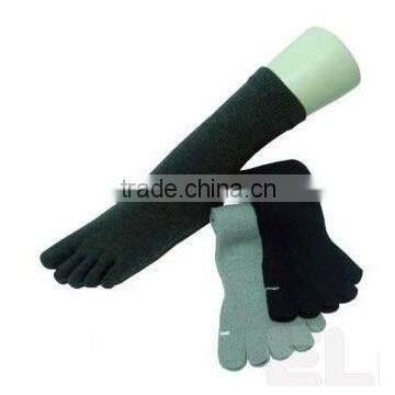 Bamboo charcoal cotton 5 toes socks