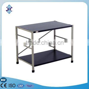 2 Layer Showroom Wooden Display Shelving