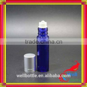 Blue 10ml 15ml Glass Roll on Bottle With Stainless Steel Roller Ball for Perfume photo-6
