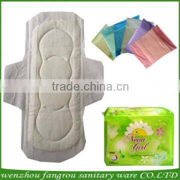 OEM High Absorbent Cotton Lady Sanitary Napkin