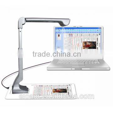 High Quality Handy cam scanner, A3 Size 5MP ducument scanner S600