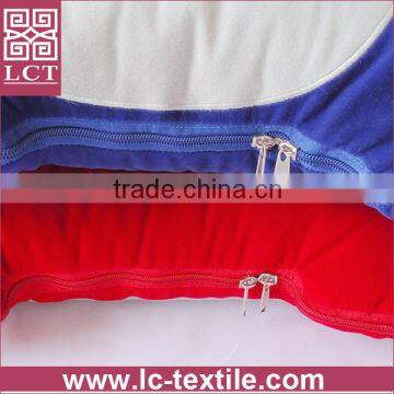 Supply 2015 Best Selling Customized Patchwork Polar Fleece Car Shaped Cushion Accessory Blanket Insert(LCTP0170) photo-3