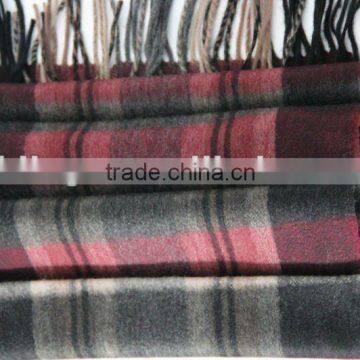 woolen checked scarf/scarves