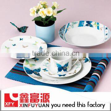 Wholesale dinnerware ceramic set dinner, dinner set porcelain