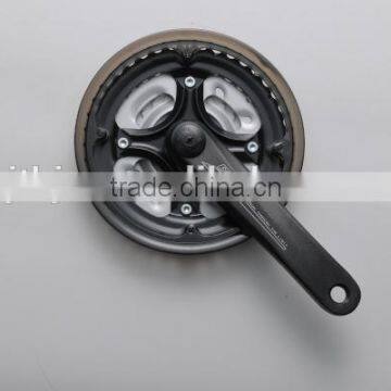 IISA3412P12 bicycle crank & chainwheel alloy crank 170mm and steel 24T/34T/42T with plastic chainguard