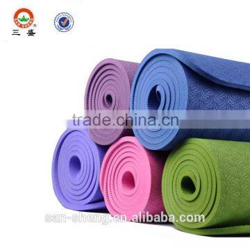 Wholesale high quality new custom printed eco friendly 100% tpe yoga mats