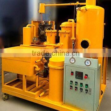 TOP High Vacuum Cooking Oils Purifier Unit, Rapeseed Oil Reclaiming Filter Machine