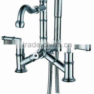 chrome plating brass bamboo bathtub mixer 13/N6227