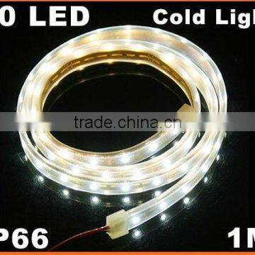 SMD 3528 60leds/m Flexible White LED Strip Lights IP66 Waterproof 1M
