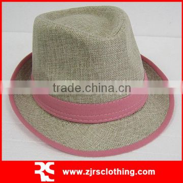 Straw Hat Panama Hat Promotional Straw Hat Imitation Linen Straw Hat