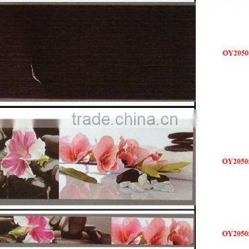 Promotion!!! 200x500 waterproof wall tiles and decors and borders stock