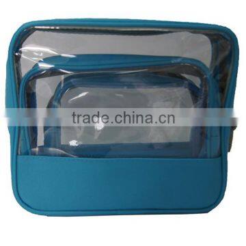 hot product 2015 whole lady clear pvc cosmetic bag