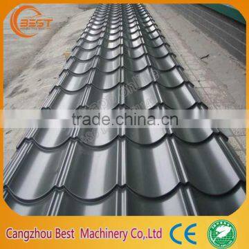 Metal Roof Panel Glazed Tile Roll Forming Machine photo-3