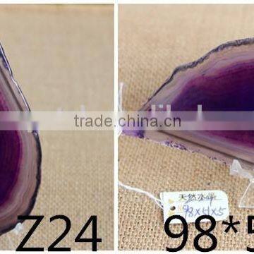 Wholesale Natural Dream Amethyst Agate Silce Druzy Pendant Necklace photo-4