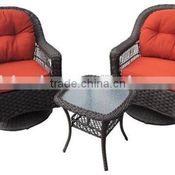 Wicker Motion Conversation Set