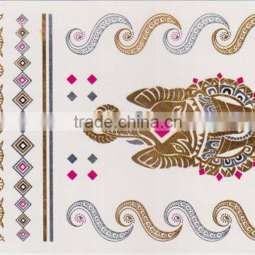 Flash Metallic Tattoos For Spring