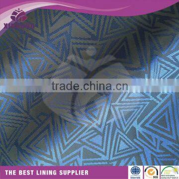 Shaoxing polyester/viscose fabric paisley jacquard pattern suit lining