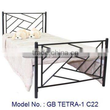 Bedroom Furniture In Black For Single And Double Bed Made By Metal, classic bedroom furniture, metal bed in malaysia, metal bed