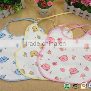 Top Quality Waterproof Cotton Baby Apron, Baby Bellyband Bibs, Washable Breast Pads With Strings