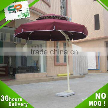 Decorative color 2.5m umbrellas with polyester material