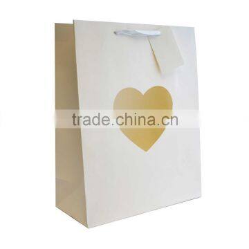 Custom Heart Gift Paper Bag /Promotional Gift Paper Bag With Your Logo photo-4