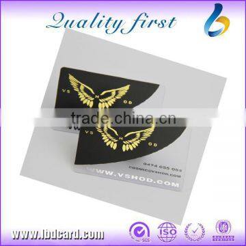 CR80 CMYK Printing Frosted / Clear Transparent PVC Plastic Business Card photo-2