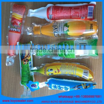 8 nozzles small bottle yoghurt/ juice filling sealing packing machine