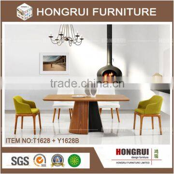 2016 popular mdf top dining table set / new model luxury dining table / modern dining room table and chairs