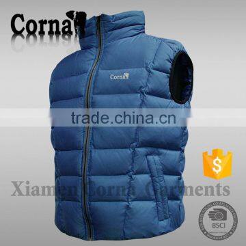 Outdoor Sport Colorful Sleeveless Cheap Padding Vest Fleece Windproof Warm Keeping Waistcoat for Men Design photo-2