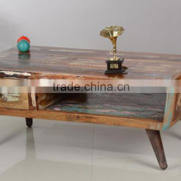 Recycled wood coffee table