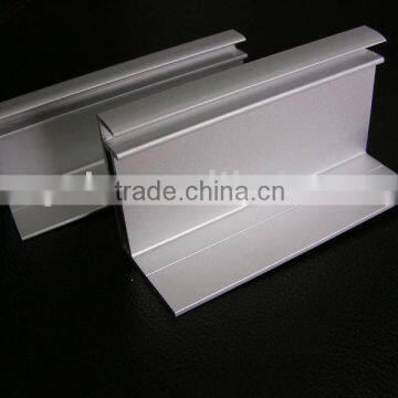 Silver Sandblasted Anodized Aluminium Solar Panel Frame Profile