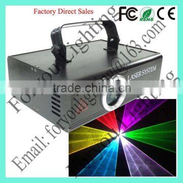 Good quality classical 3w full color rgb scanner animation laser light