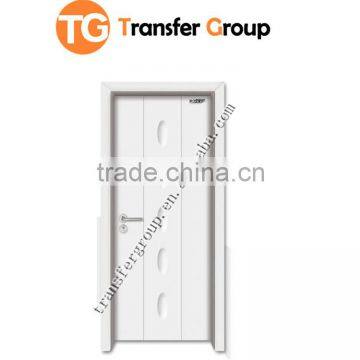 2016 latest interior pvc coated wood door design