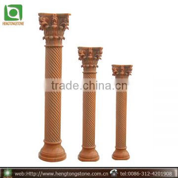 decorative stone garden pillar