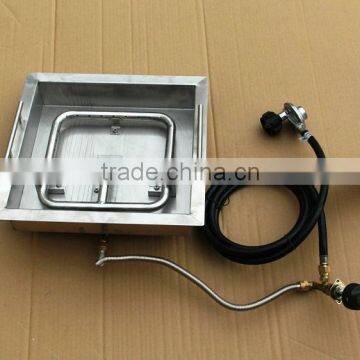 gas firepit pan /system/square/round /rectangle/custom fire burner/ring burner/fireplace