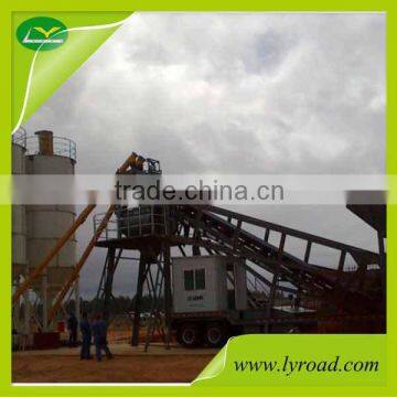 40m3-80m3/h modular mobile concrete mixing batch plant