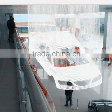 RGB Color Mess & DMX 512 Acrylic Fiber Optic Crystal Chandelier photo-6