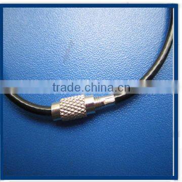 Stainless Steel Cable With Screw Lock Cable Tag