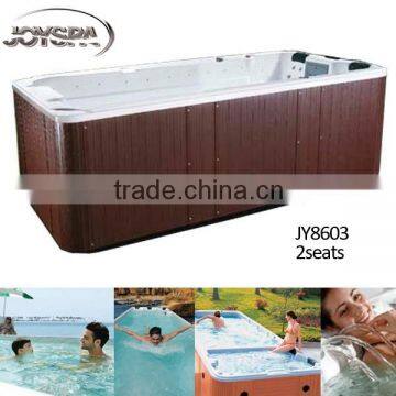 JY8603 fiberglass whirlpool bath outdoor 2 seat at cheap price,outdoor whirlpool bath