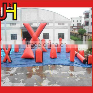 High Quality Laser Tag Game Inflatable Paintball Air Bunkers For Amusement