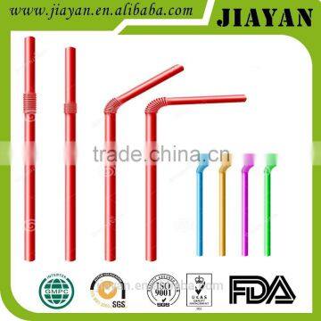 Colorful flexible artistic drinking straws